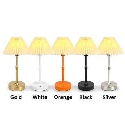 Fabric Desk Lamp - Rechargeable & Touch Control