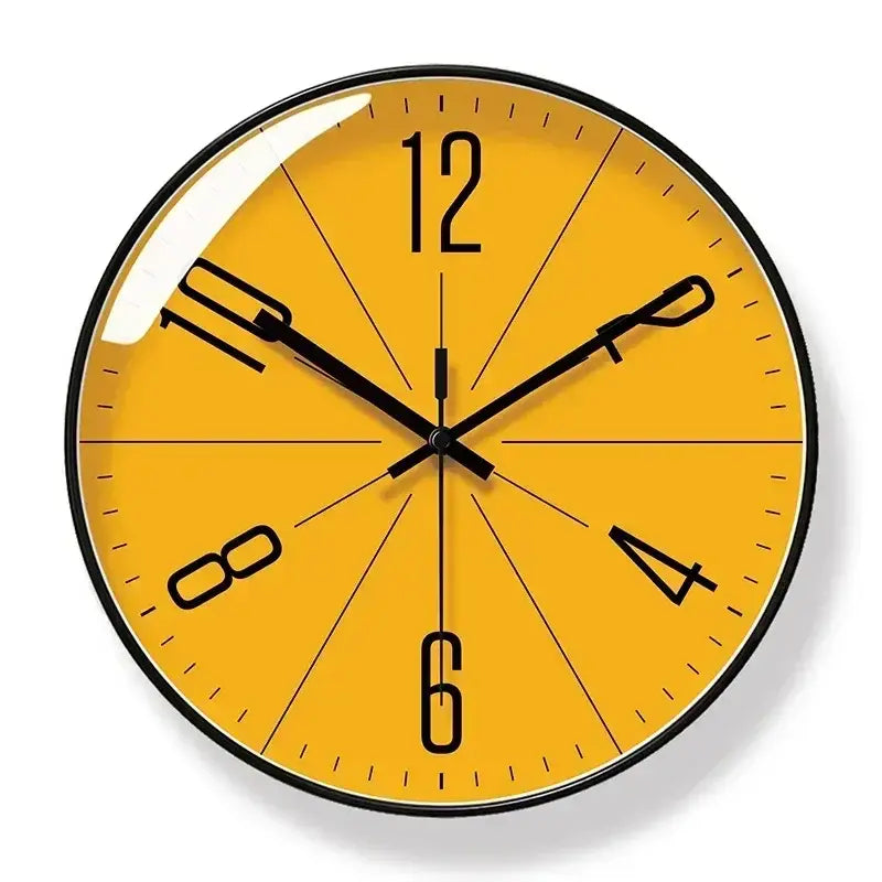 Modern Nordic Wall Clock – Silent Sweep Movement