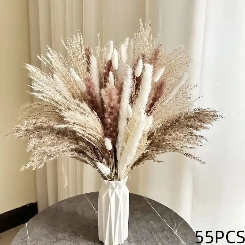 Dried Pampas Grass Bouquet – Boho Home Decor