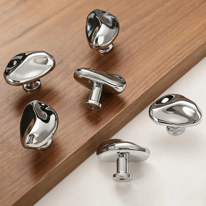 Silver Cabinet Handle - Modern Design for Drawers & Doors