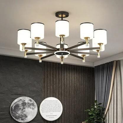 Modern Gold Chandelier - Luxury Lighting for Living Room