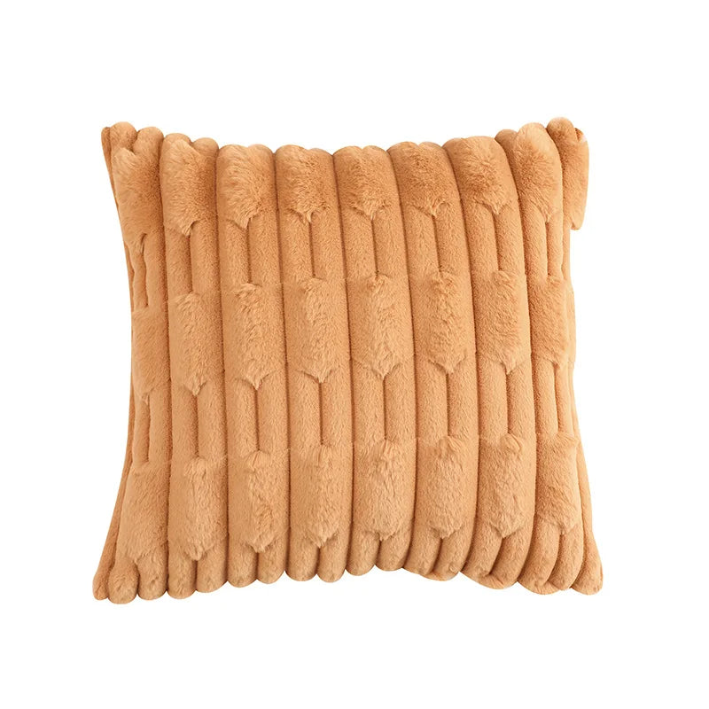 Plush Cushion Cover - Soft Sofa Pillow