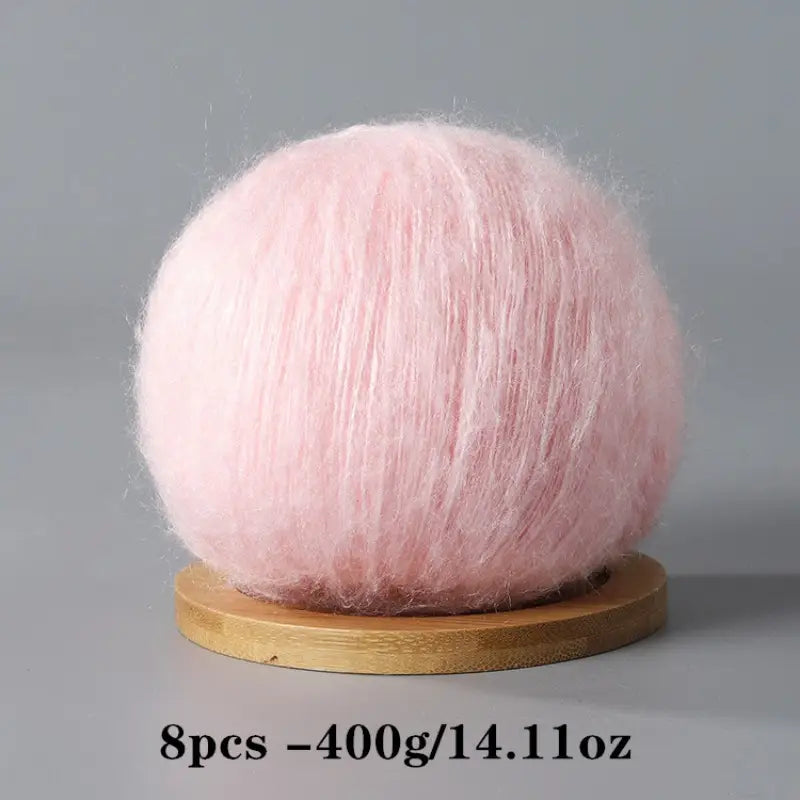 Mohair Yarn Set - Soft & Skin-Friendly for DIY Projects