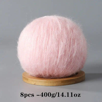 Mohair Yarn Set - Soft & Skin-Friendly for DIY Projects