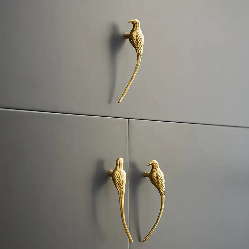 Golden Bird Cabinet Handle - Premium & Creative Design