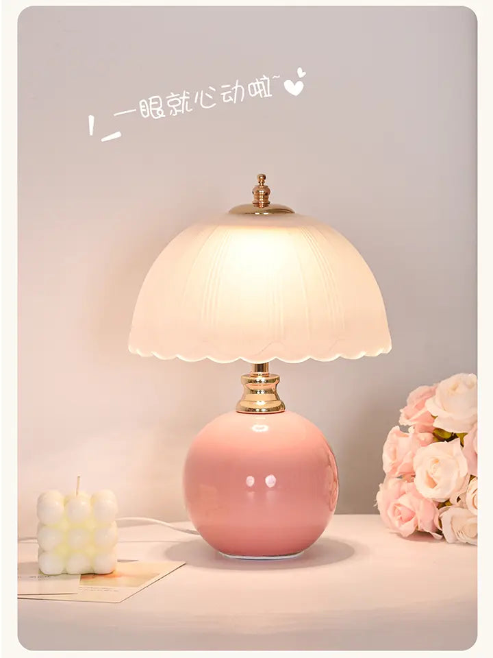Ceramic Table Lamp – Modern Design for Bedroom