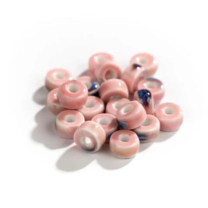 Vintage Ceramic Beads - Ring Shape for Jewelry Making | sitezone test 02