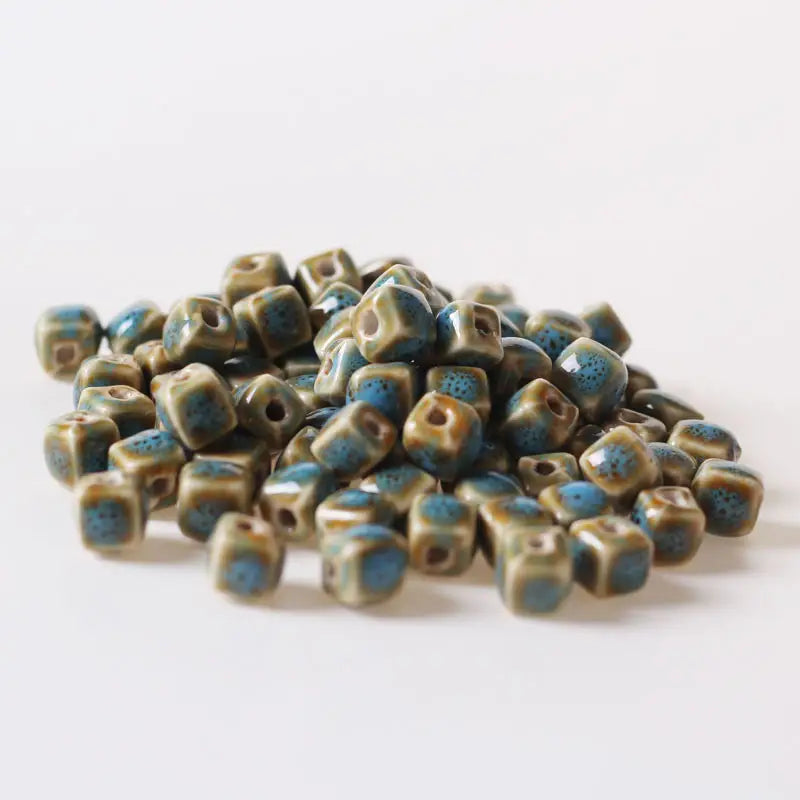 Square Ceramic Spacer Beads - Jewelry Making | sitezone test 02