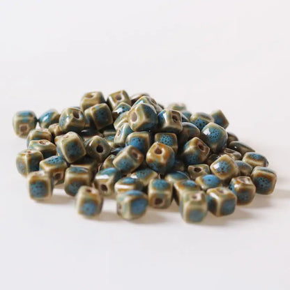 Square Ceramic Spacer Beads - Jewelry Making | sitezone test 02