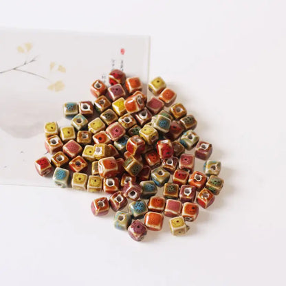 Square Ceramic Spacer Beads - Jewelry Making | sitezone test 02