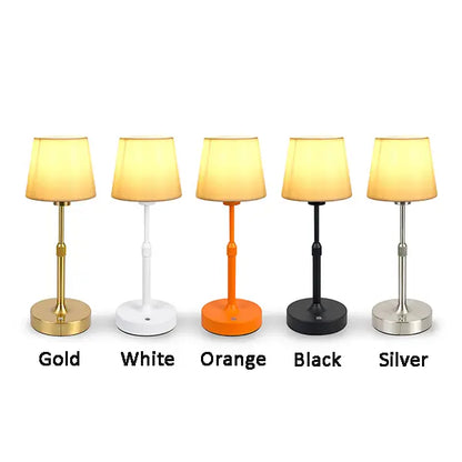 Fabric Desk Lamp - Rechargeable & Touch Control