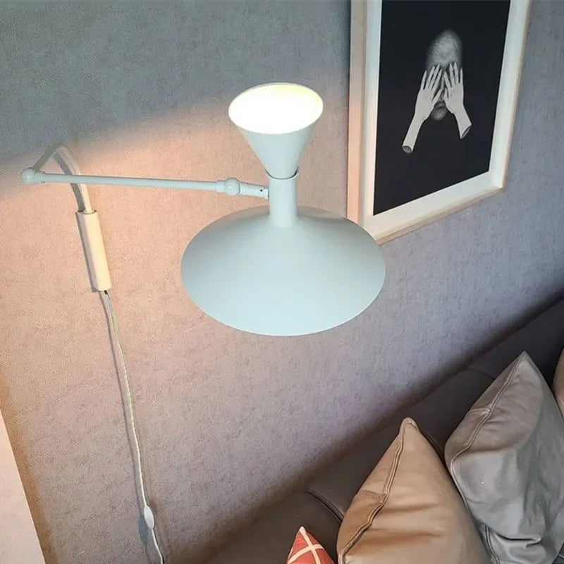 Nordic Wall Sconce - Adjustable Arm, Modern Bedroom Lighting