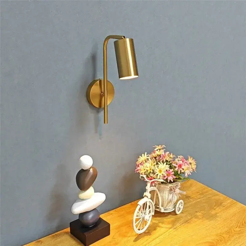 Nordic Bedside Wall Lamp – Rotatable LED for Bedroom Reading