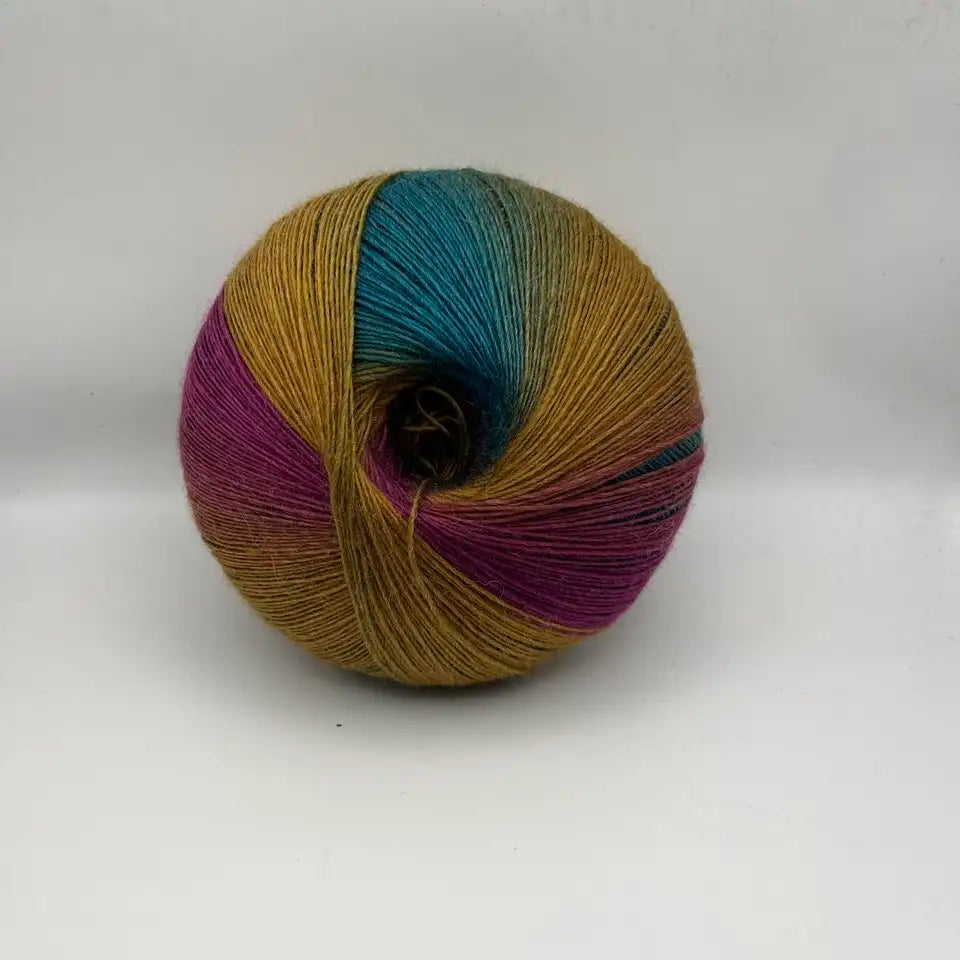 Rainbow Gradient Yarn - 200g/1600m for Crochet
