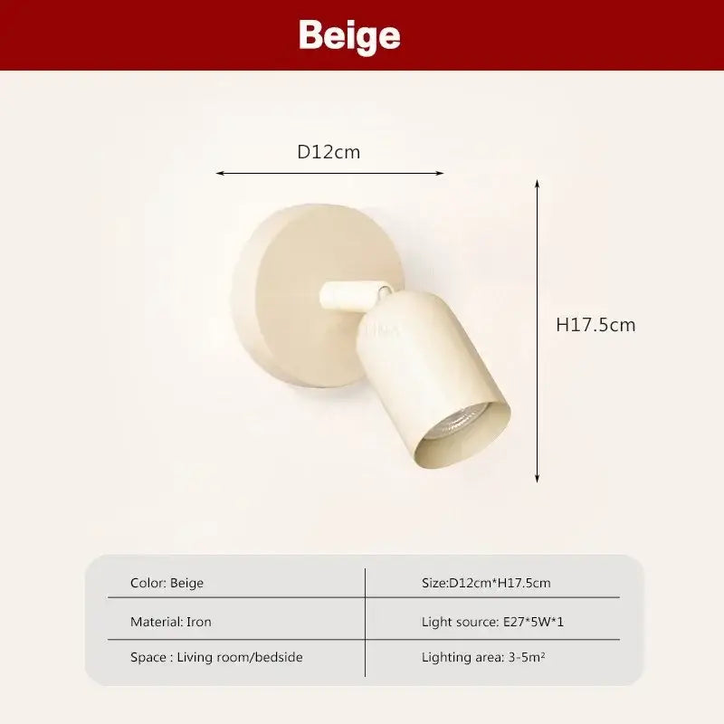 E27 nordische Wand leuchte minimalist ische Macaron LED Single Head Leuchten für Schlafzimmer Nacht Esszimmer Coffee Shop Innen dekor Lichter