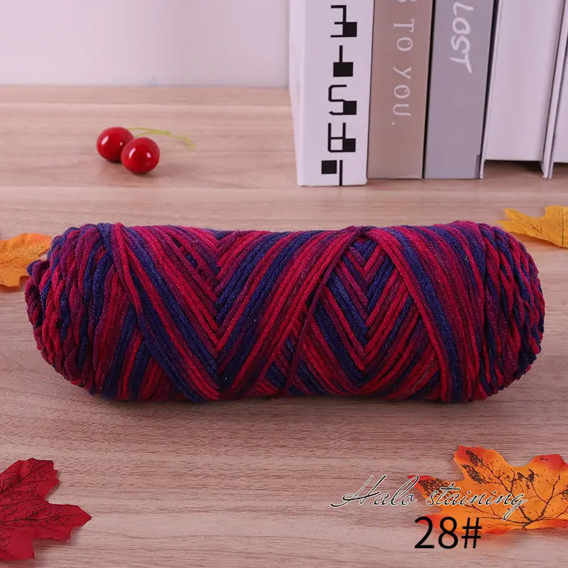 Dyed Milk Cotton Yarn - DIY Knitting & Crochet | sitezone test 02