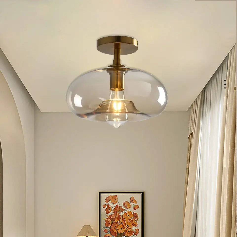 Nordic LED Ceiling Light - Warm Ambient Lighting