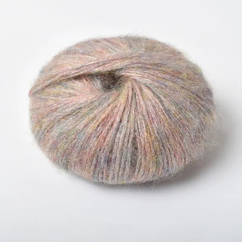 Sequin Mohair Crochet Yarn - Soft & Warm for Baby Projects