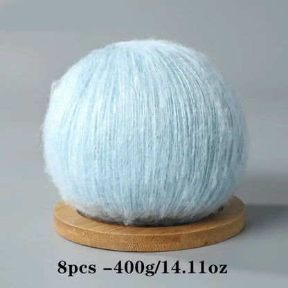 Mohair Yarn Set - Soft & Skin-Friendly for DIY Projects