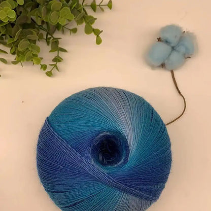 Rainbow Gradient Yarn - 200g/1600m for Crochet