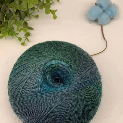 Rainbow Gradient Yarn - 200g/1600m for Crochet