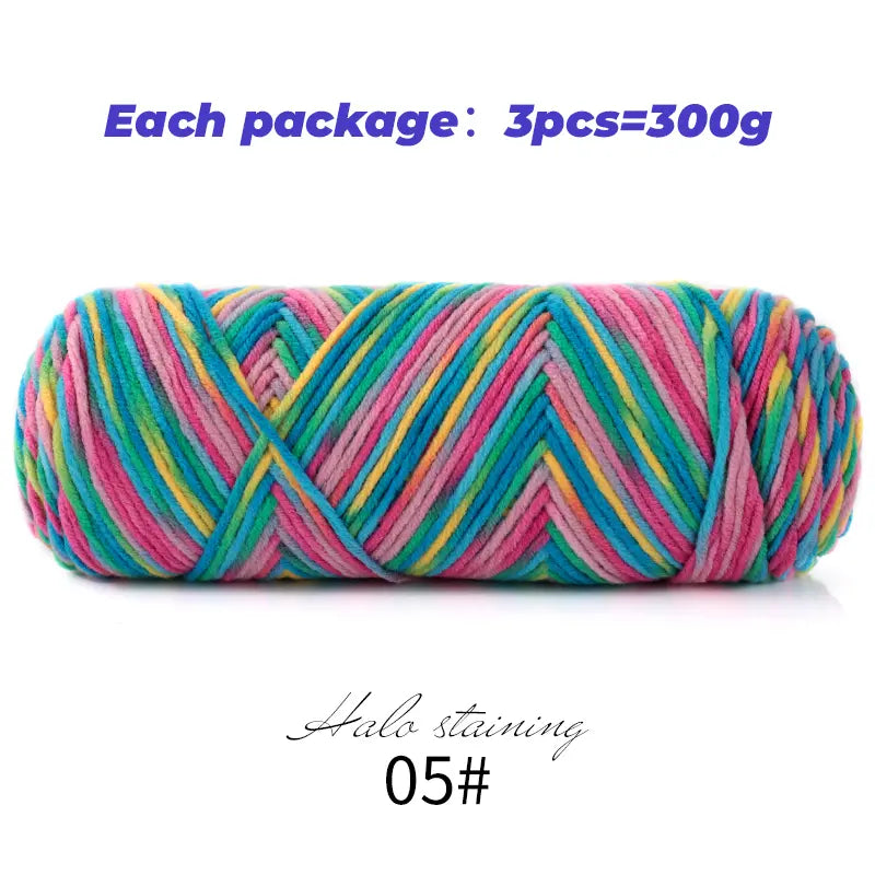 Dyed Milk Cotton Yarn - DIY Knitting & Crochet | sitezone test 02