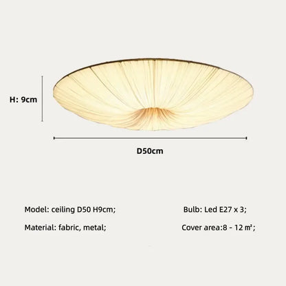 Nordic Cloth Pendant Light - Lotus Leaf Design | sitezone test 02