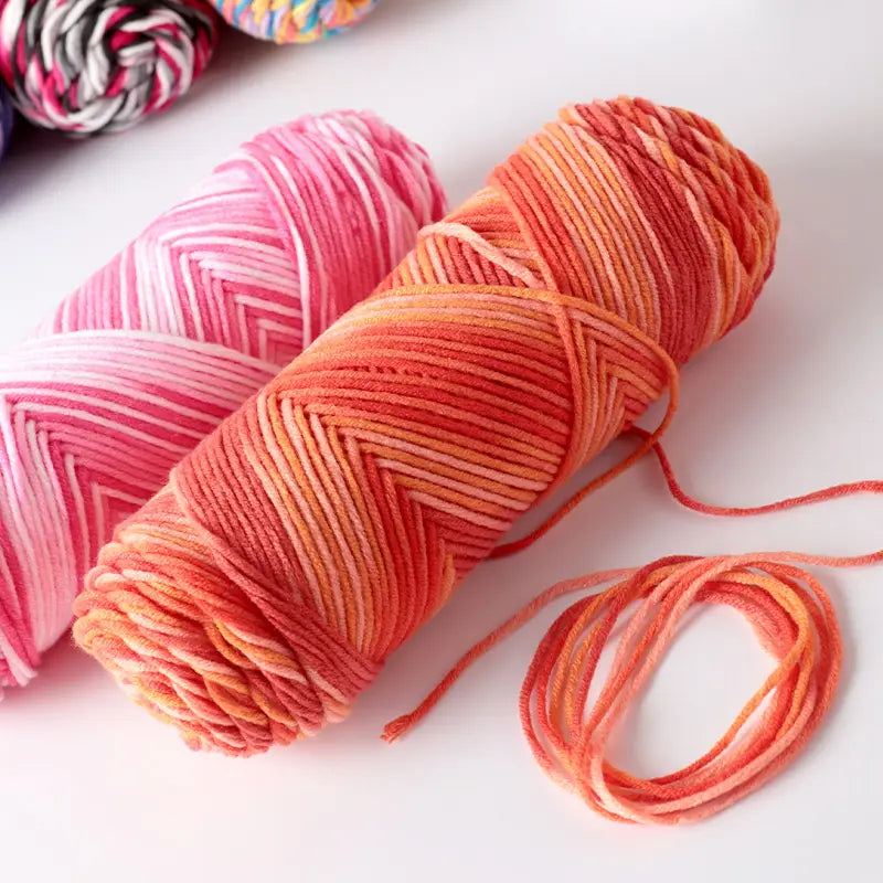 Dyed Milk Cotton Yarn - DIY Knitting & Crochet | sitezone test 02