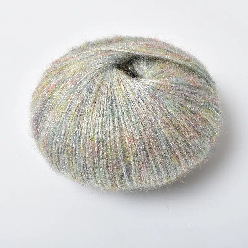Sequin Mohair Crochet Yarn - Soft & Warm for Baby Projects