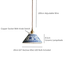 Ceramic Pendant Light - Japanese Style for Dining Room | sitezone test 02