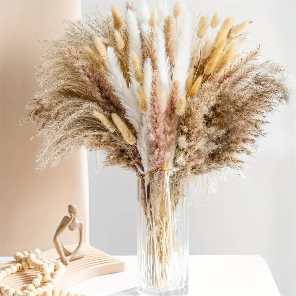 Dried Pampas Grass Bouquet - Boho Home Decor | sitezone test 02