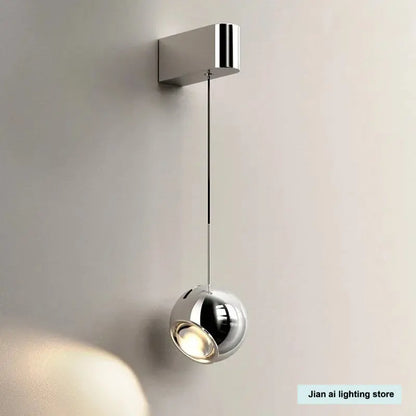Italian Minimalist Pendant Lamp – Adjustable LED for Bedroom