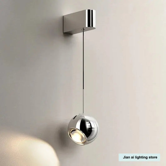 Italian Minimalist Pendant Lamp – Adjustable LED for Bedroom