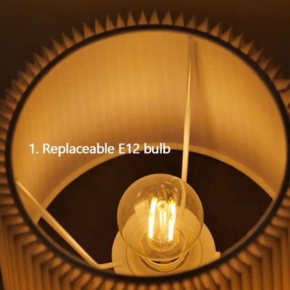 Fabric Desk Lamp - Rechargeable & Touch Control