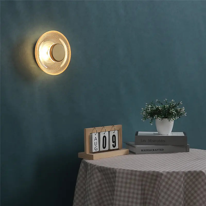 Moderne Farbige Glas Wand Lampen Nordic Led Beleuchtung Schüssel Hängen Wandlampen Wohnzimmer Schlafzimmer Nacht Lampe Indoor Decor Leuchten
