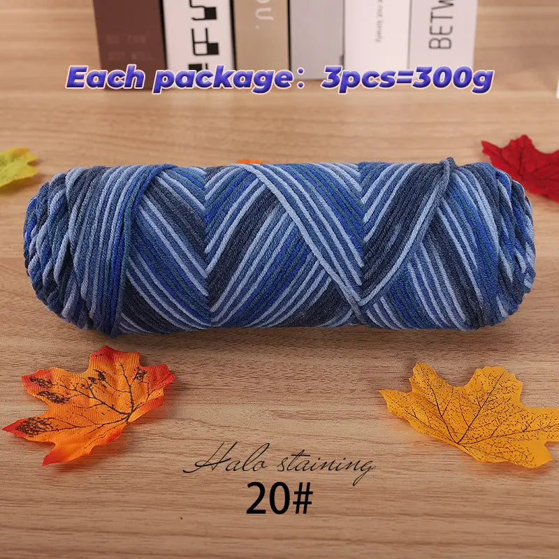 Dyed Milk Cotton Yarn - DIY Knitting & Crochet | sitezone test 02