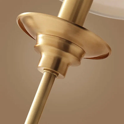 Elegant Full Copper Wall Lamp, Nordic Style, Perfect For Bedrooms And Living Rooms.