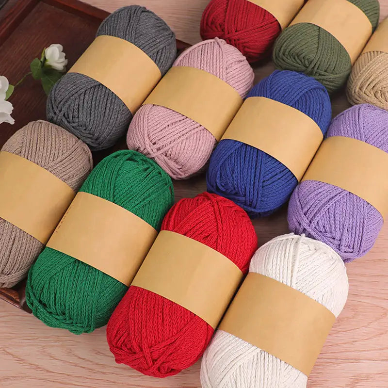 Soft Crochet Cotton Yarn - Baby-Safe Knitting & Crafting