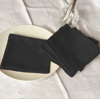 Linen Napkins Set - 40x40cm, Soft & Reusable | sitezone test 02