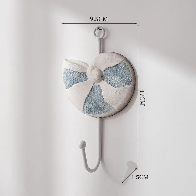 Starfish Wall Hook – Antique Blue, Coastal Charm