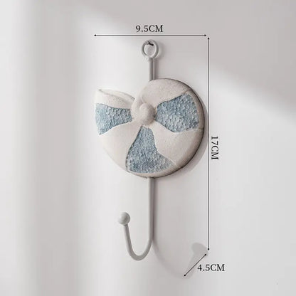Starfish Wall Hook – Antique Blue, Coastal Charm