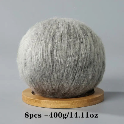 Mohair Yarn Set - Soft & Skin-Friendly for DIY Projects
