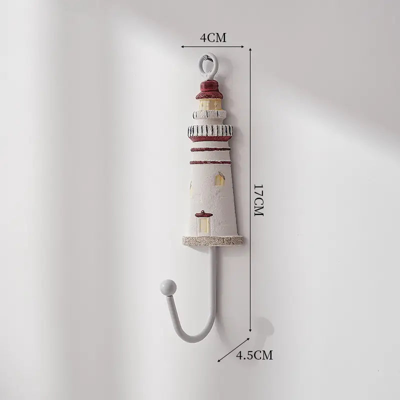 Starfish Wall Hook – Antique Blue, Coastal Charm