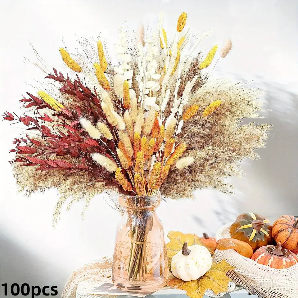 Dried Pampas Grass Bouquet – Boho Home Decor