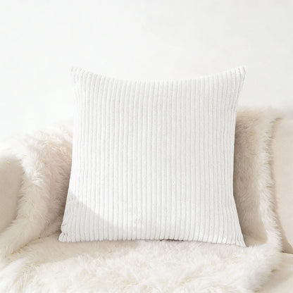 Corduroy Pillow Cover - Soft Flannel Cushion