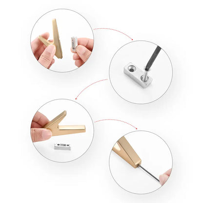 Creative 5-Pack Matte Robe Hooks, Stylish Bathroom Decor For Hanging Robes, Keys, And Hats.