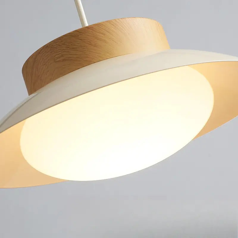 Cream Wind LED Pendant Light - Soft Ambient Lighting