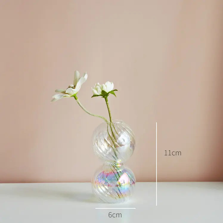 Rainbow Glass Candle Holder – Adds Color & Style