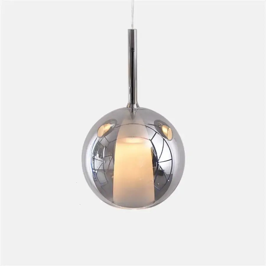 Italian Bubble Glass Pendant Light – Luxury LED for Dining