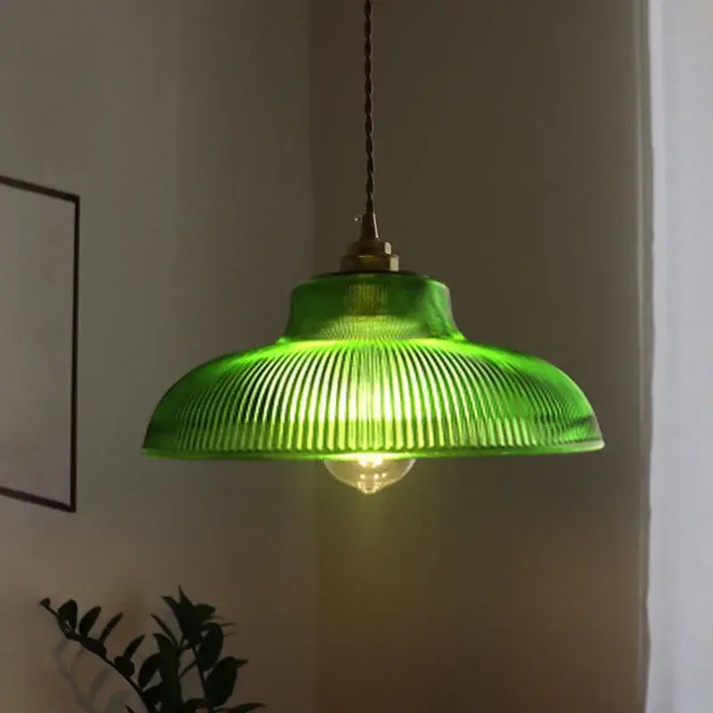 Retro Glass Pendant Light Nordic Home Decoration Lighting For Bedroom Bedside Living Dining Room 220V Hanging Illumination Lamps